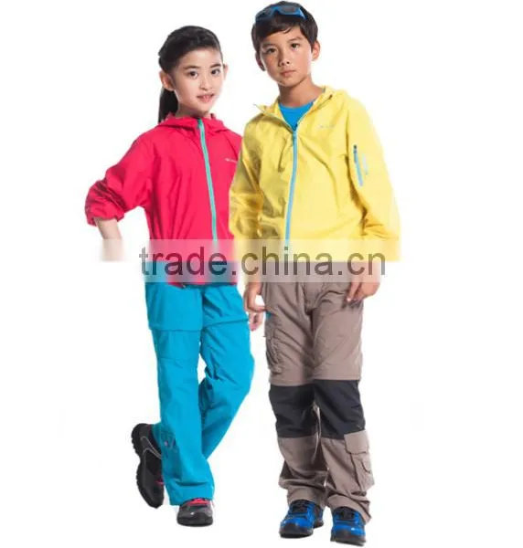 Boys & Girls Unisex Outwear Suntan-proof Wear UV-protection Wear Breathable Windbreaker Red photo-2