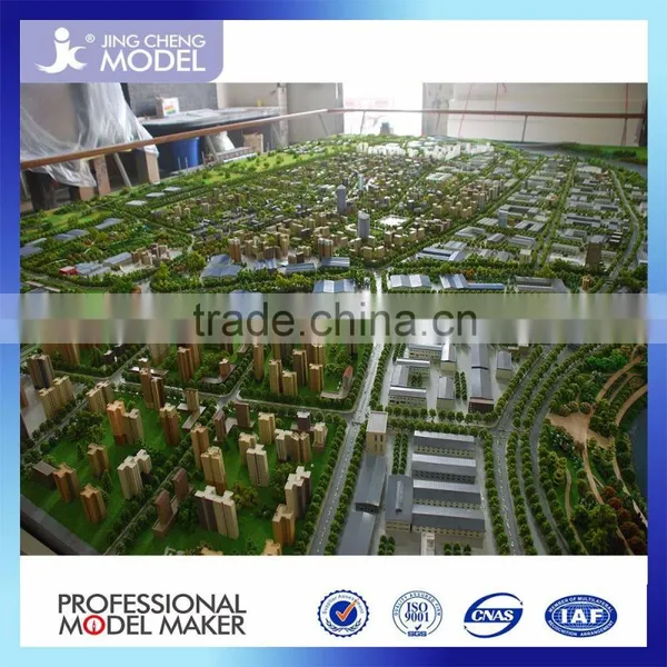 1:1000 Architectural Plastic Scale Finished Model for City Planning