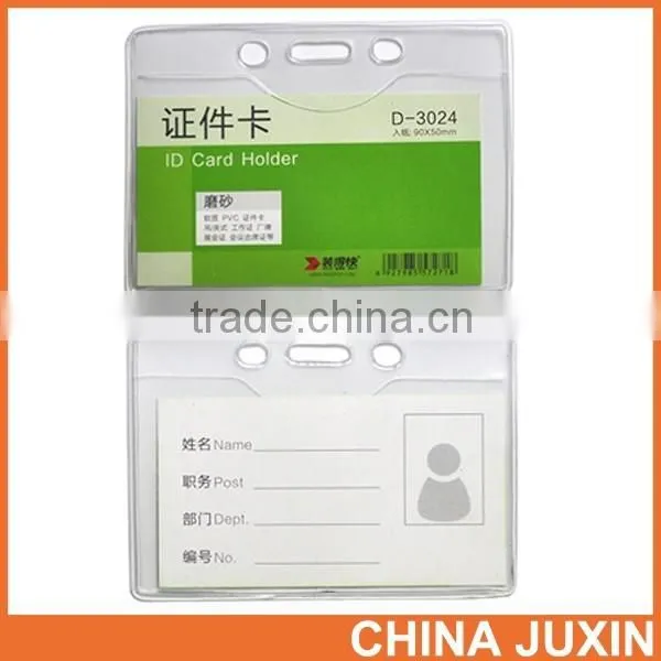 Clear PVC Badge Exhibition ID Card Case Holders photo-6