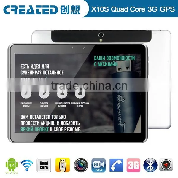10.1inch MTK8382 3G Andriod 4.4 Sex Power Tablet/Quad Core/GPS/Bluetooth/IPS Screen/ATV/WIFI photo-5