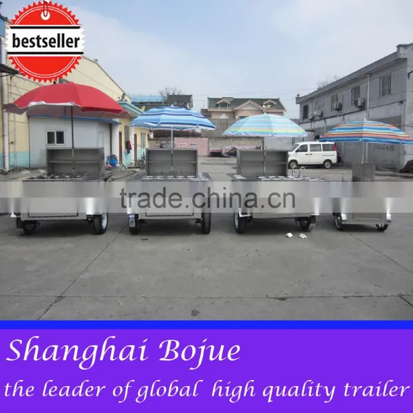 2015 Hot Sales Best Quality CE ISO UL EEC Hot Dog Cart Food Vending Hot Dog Cart Stainless Steel Hot Dog Cart photo-5