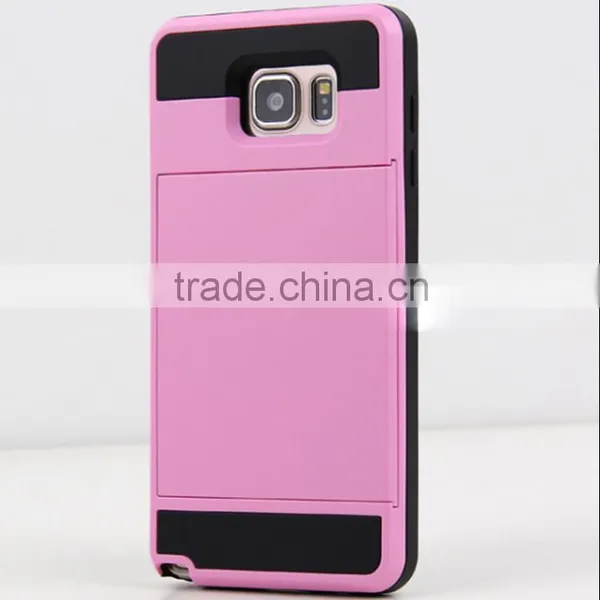 Shockproof Heavy Duty Hard Rugged Silm Armour Tough Hybrid Case With Card Slot Tough Card Slot Back Case photo-5