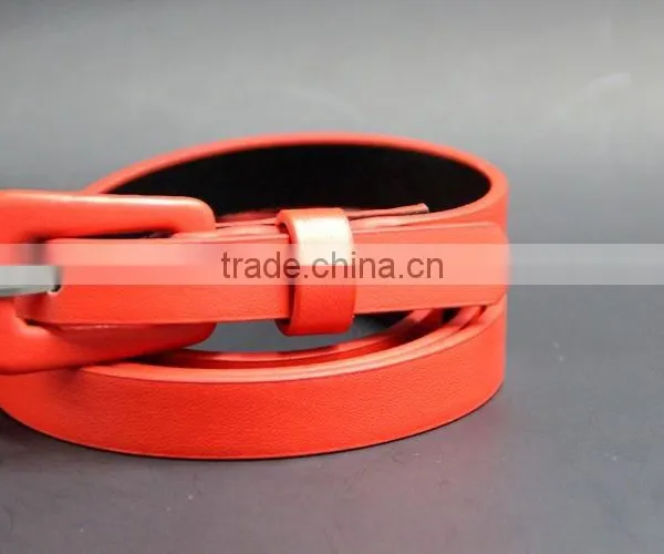 2015 New Fashion Multi-functional Women Narrow Leather Waist Belt photo-4