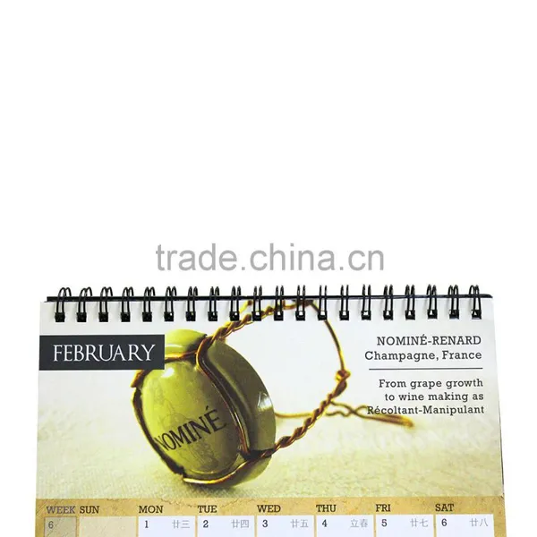 Hot Sale Elegant English Arabic Table Calendar 2016 photo-4