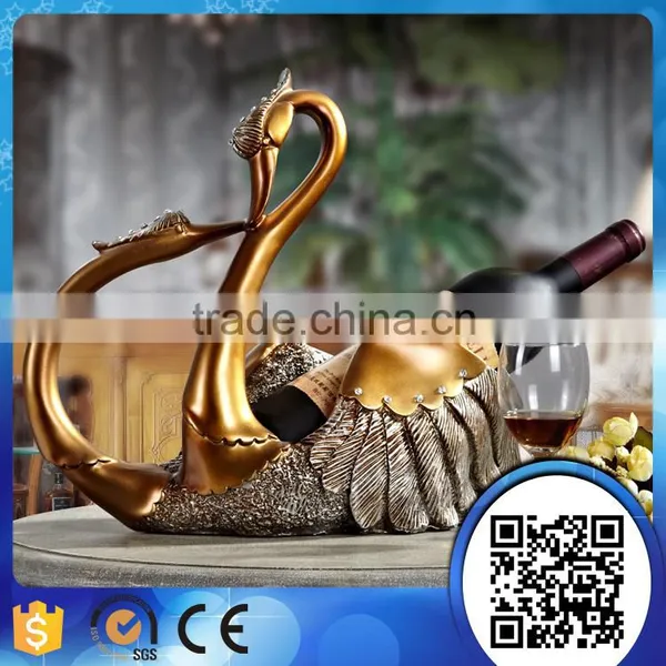 Manufacturer Factory Price Polyresin Decorative Wine Bottle Holder photo-6