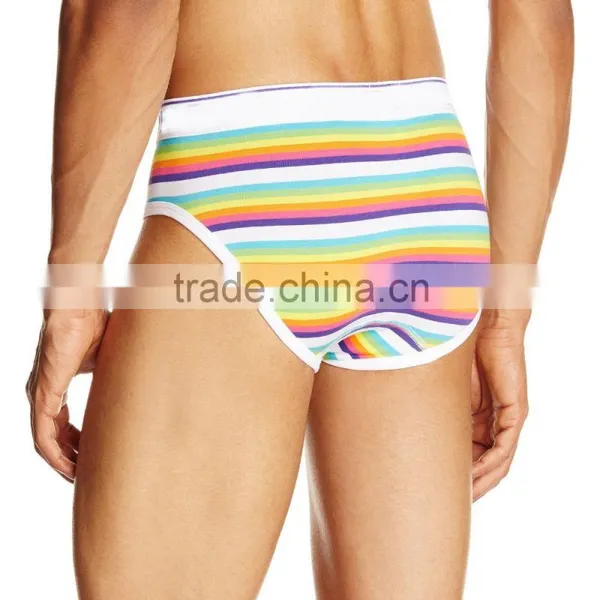 OEM Hot Sale Cotton Elastane Men Sexy Briefs in G-string for Men New Design photo-2