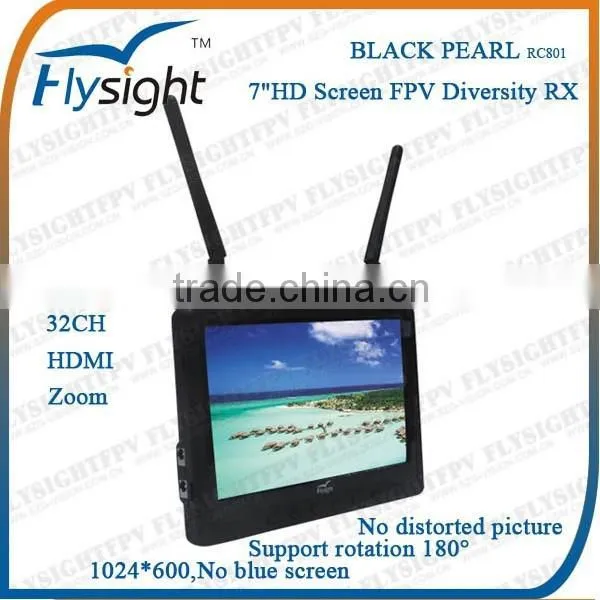 B673 32/7ch Black Pearl Diversity RX Monitor With New Foldable Nice Sun Shadow/Shield RC Quadcopter Auto-Return photo-4