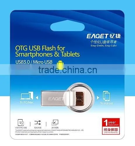 EAGET V90 Dual USB Smartphone USB Flash Drive Mini Usb Flash Drive photo-2