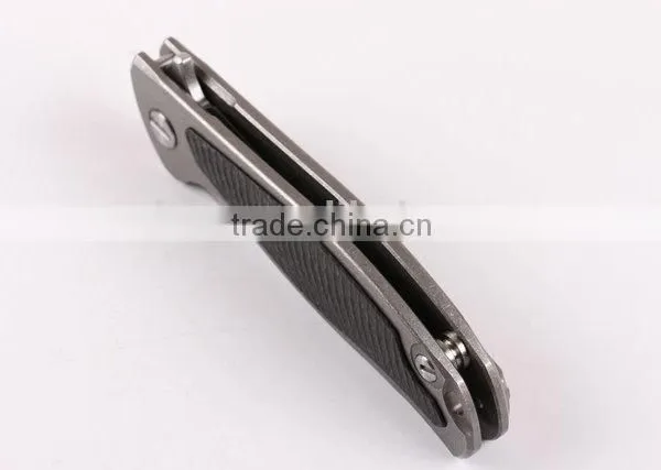 OEM Carbon Handle Folding Knife With D2 Blades photo-5