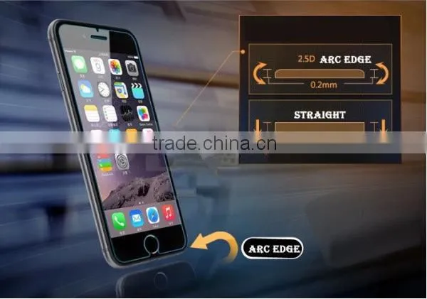 Bare Film With Packing Import Anti Scratch High Definitione Tempered Glass Screen Protector for Iphone 6 Plus photo-2