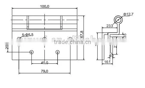 Window and Door Hardware Aluminium Door Hinges Aluminum Alloy Window and Door Hinge photo-2