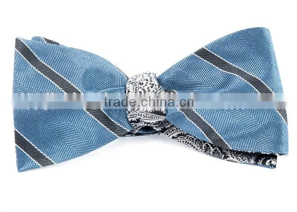 2016 OEM Custom Made Double Sided Pre-tie Fashion Pattern Bow Ties for Boys photo-6