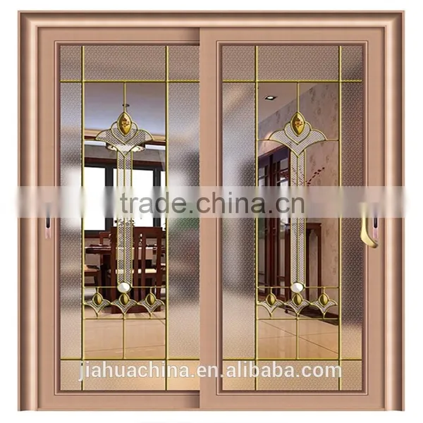 Aluminum Frame Glass Door Tempered Glass Sliding Door photo-4