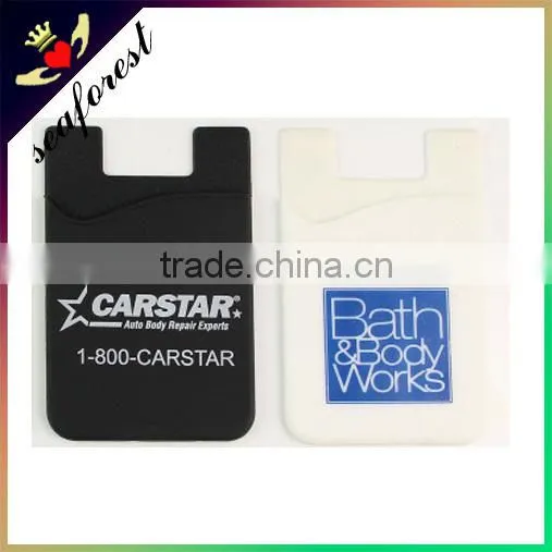 Promotional Advertising Novelty Cell Phone Silicone Smart Wallet,adhesive Silicone Card Holder photo-5