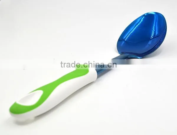 Non-stick TPR Handle Latest Popular Titanize Kitchen Cooking Spoon photo-5