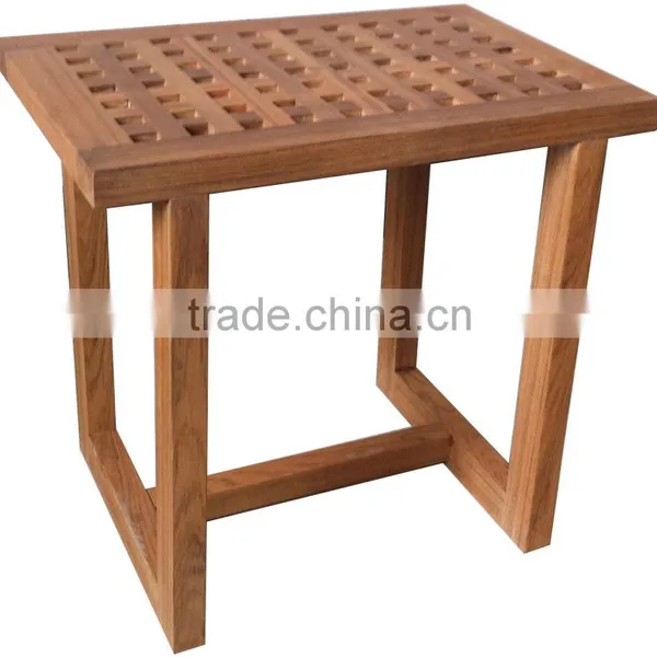 Teak Wooden Shower Room Bench FSC