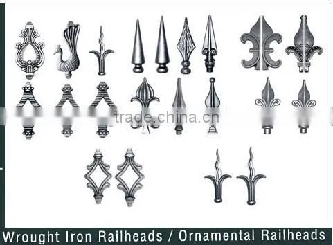 Iron Gate Spear Point Wrought Iron Ornaments photo-2