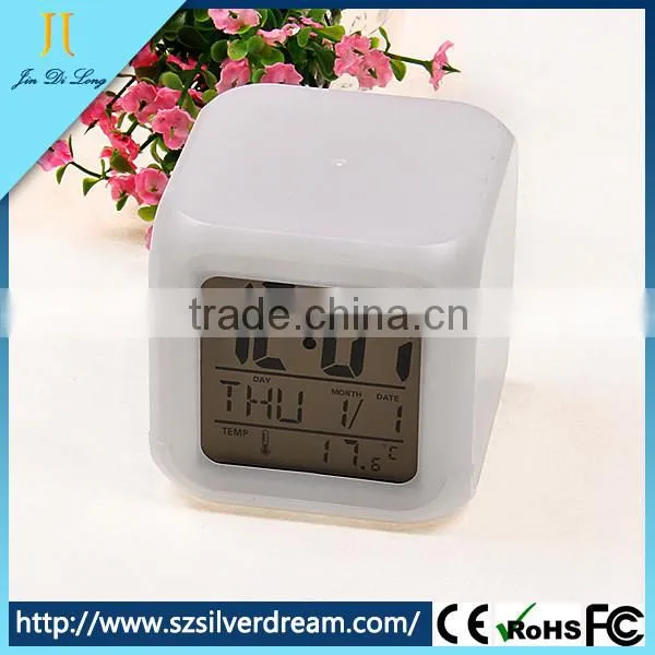 2016 Colorful Light Cheap Clock New Fashion Style Vogue Clock Wholesale photo-2
