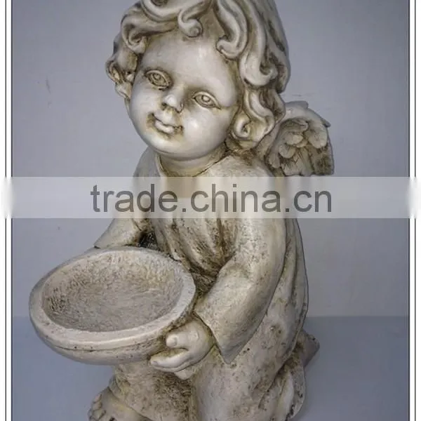 Outdoor Garden Decoration Statue, Angel Garden Statues With Garden Flower Pot