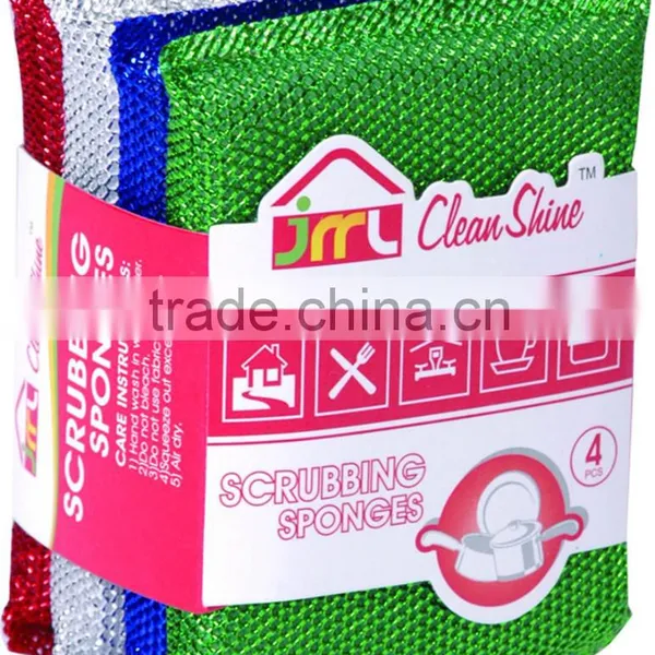 4 Pack Non Scratch Scourers,kitchen Cleaning Scourer photo-2