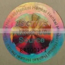 Hologram Label With Serial Nomber