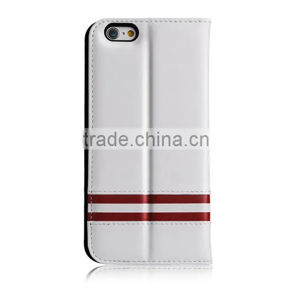 China Manufacturer Genuine Leather Cell Mobile Phone Case for Iphone 6 Plus photo-6
