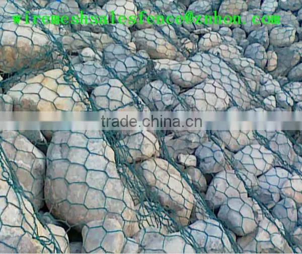 Galvanized+PVC Coated Gabion/gabion Baskets for Sale/gabion Wall Price photo-3