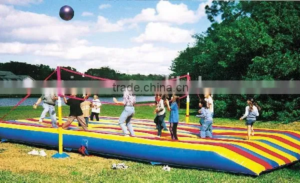 Inflatable Volleyball Court With Trampoline for Adults photo-2