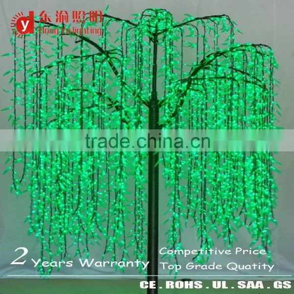 Garden Street Road Decoration Artificial Tree LED Light High Simulation LED Willow Tree Plant Lights photo-3