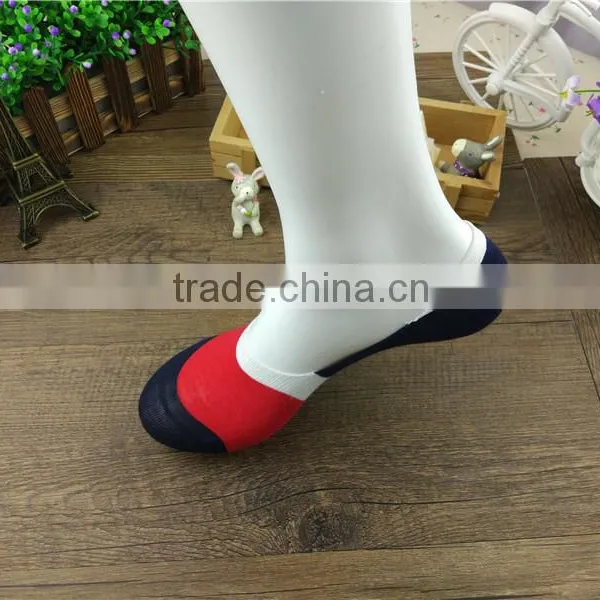 Socks Wholesale Wide Red Stripe No Show Socks,invisible Socks China Supplier photo-4