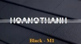 Concrete Roof Tile /Black - M1