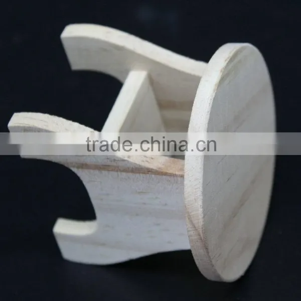 Wooden Chair,pine Wooden Small Chair,round Small Chair photo-2