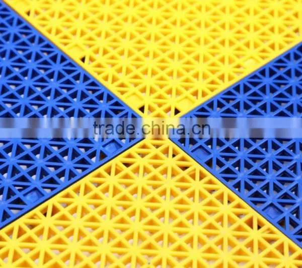 Suspended PP Interlocking Outdoor Tennis Court Rubber Mat photo-6