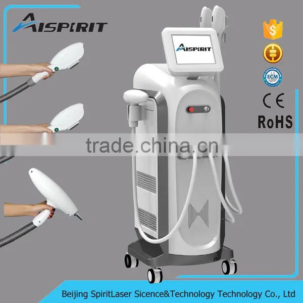 SHR/E-light/ ND YAG Laser Multifunctional Hot Sale Ipl Shr rf nd