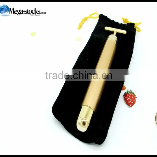 24K Gold Plated NEW Skin Care Beauty Bar Anti-Aging Facial Massage Pulse Roller Beauty Bar photo-3