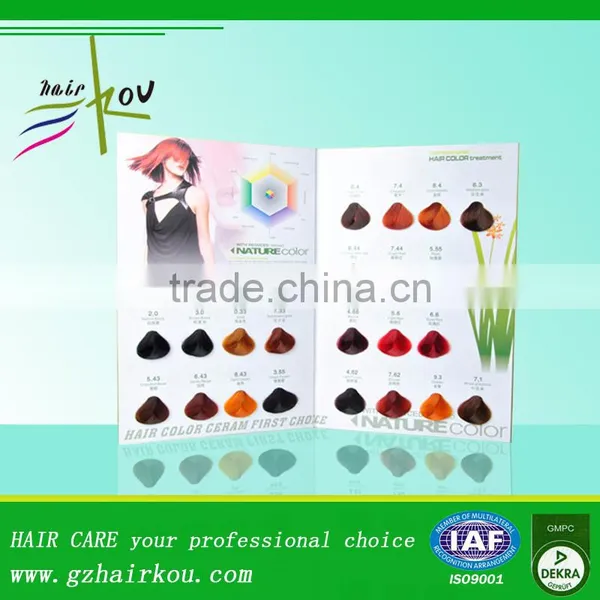 Hot Sale Products High Quality Hair Color Chart Sample photo-3