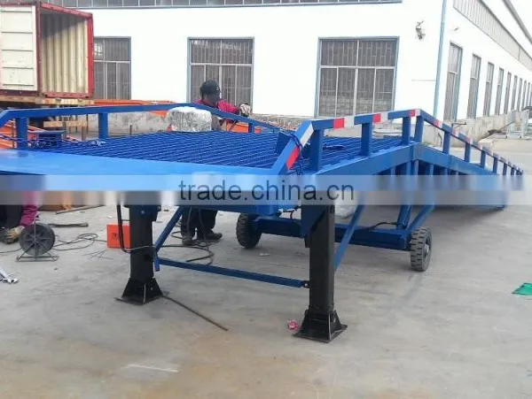 10 Ton Heavy Duty Adjustable Hydraulic Forklift Container Loading Ramp photo-2