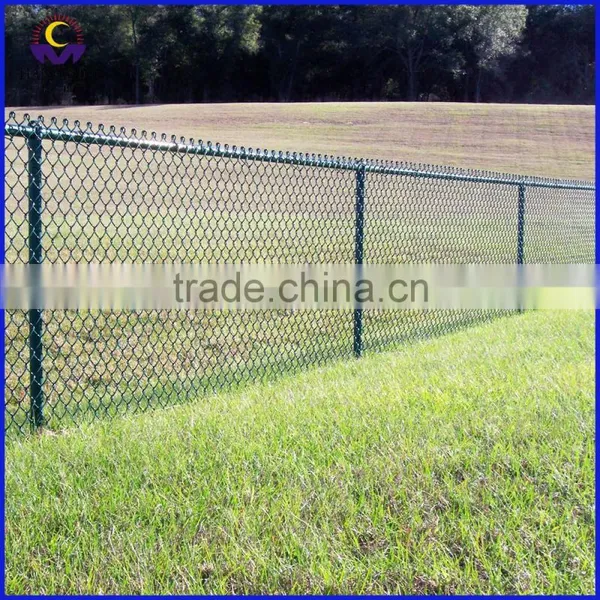 Shopping Websites Diamond Pattern Green Pvc Coated Chain Link Fence for Playground photo-5