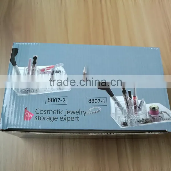 Wholesale Innovative Household Store Jewelry Cosmetic Beautful Clear Acrylic Cosmetic Makeup Organizer photo-5