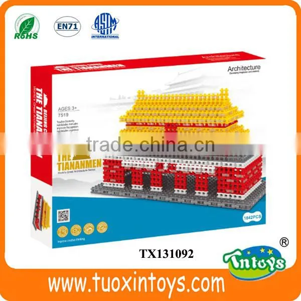 World Famous Building 3D Puzzle Miniature Kids Interlocking Block photo-3