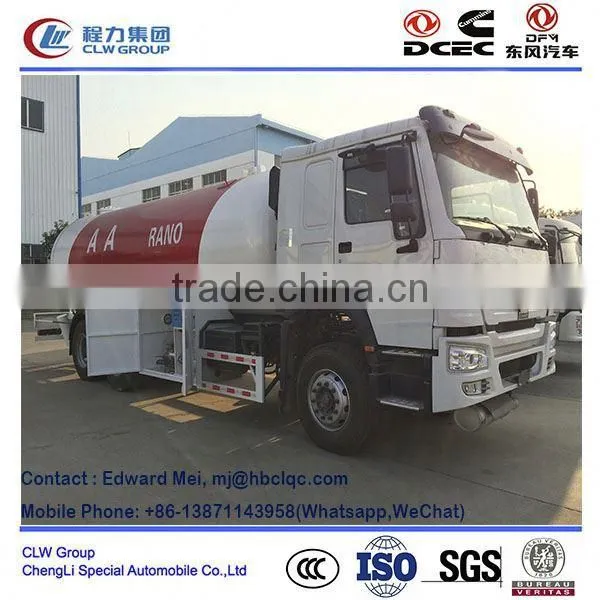 Hot Sale Howo LPG Truck, 20000 Liter~25000 Liter Propane Tank Truck photo-2