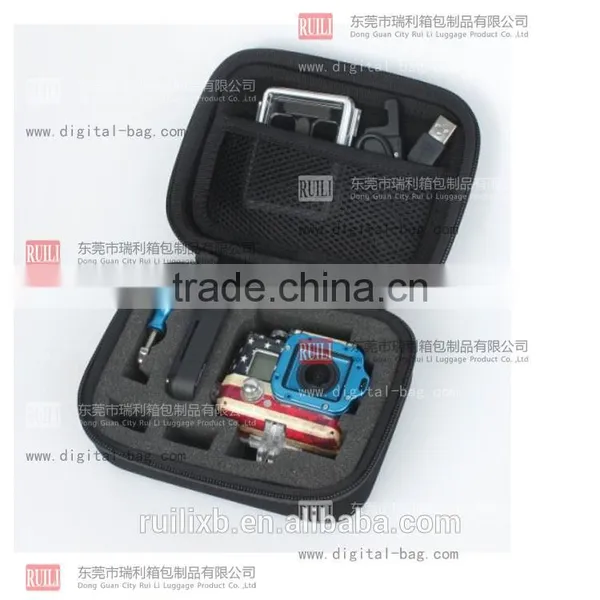 Traveling and Home Storing Camera Case With Zippered Mesh Pocket photo-5