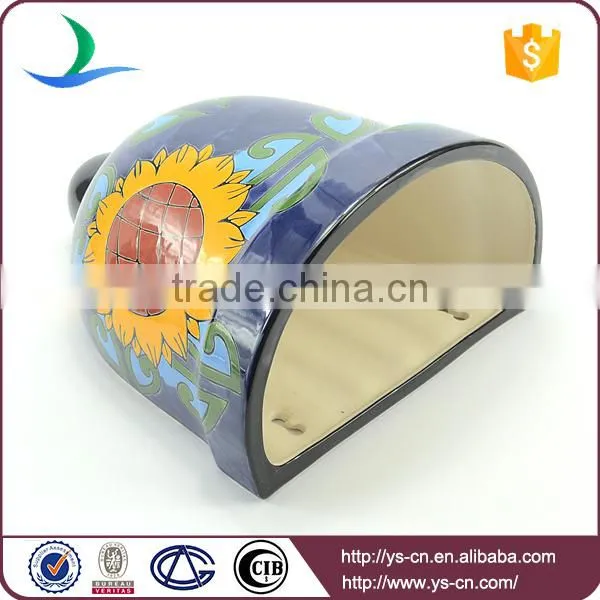 YSfp0006-02 Sunflower Ceramic Hanging Pot for Garden photo-5
