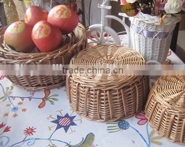 2016 Wholesale Artificial Willow Fruit Basket photo-2