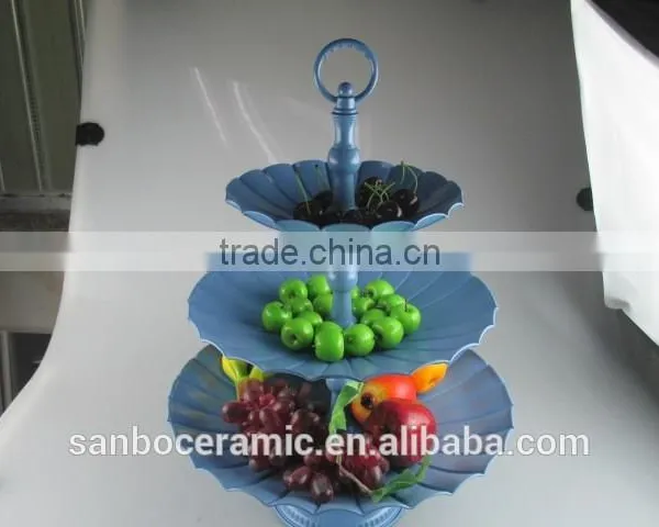 Colors Stand for Wedding Cake, Metal Cake Stand 3 Tiers Big Size for Display photo-4