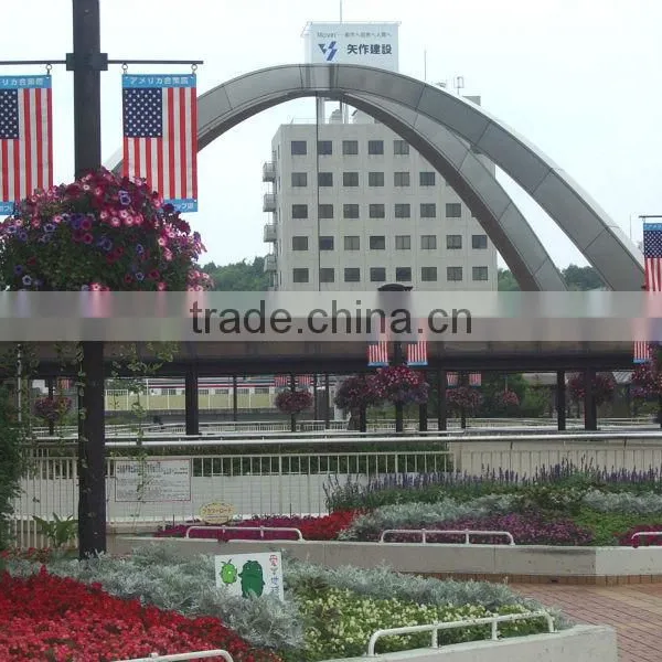 Vertical Garden Planters PP Plastic Used for Lamp Post Landscaping Decoration photo-5
