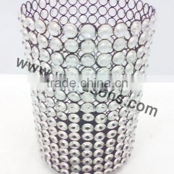 New Wholesale Crystal Tealight Candle Holder photo-3