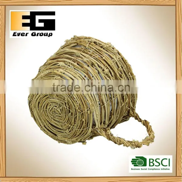 Cheap Natural Rattan Teapot for Sale/Garden Planter photo-3