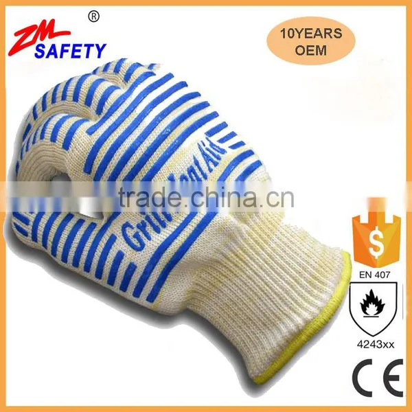 Chinese Manufacture Heat Resistant Oven Gloves photo-6