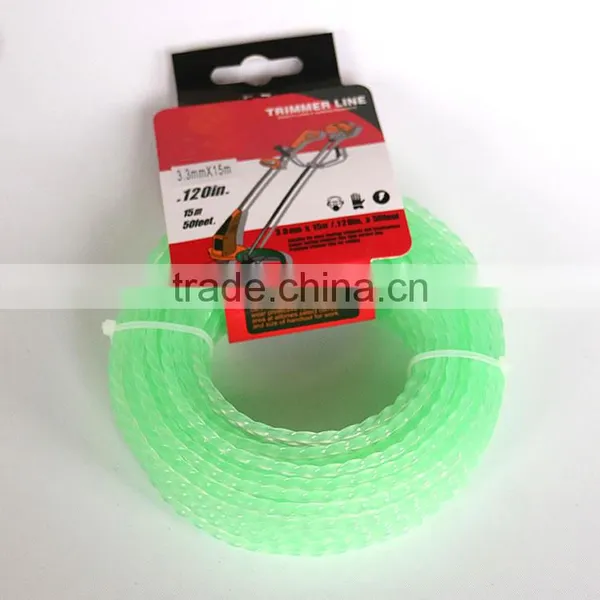 Wholesale Twisted Nylon Monofilament Garden Grass Trimmer Line Nylon Twisting Trimmer Line photo-2